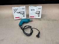 Makita 6501 boormachine (2x)