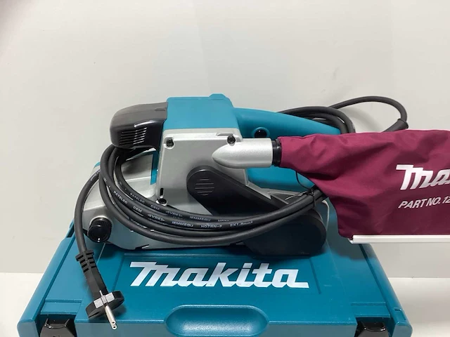 Makita 9404j bandschuurmachine (in m-box) - afbeelding 3 van  9