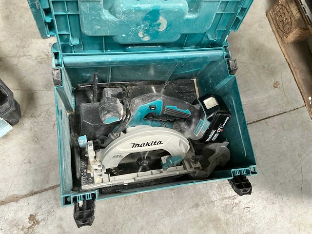 Makita accu - afkortzaag en haakse slijper - afbeelding 1 van  2