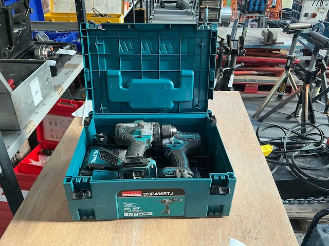 Makita accu boor- vijsmachine (body) (2x) - afbeelding 4 van  4