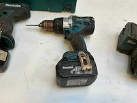 Makita accu-boormachine (3x) - afbeelding 6 van  10