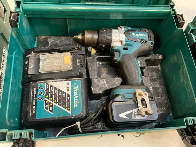 Makita accu-schroefboormachine (3x) - afbeelding 4 van  8