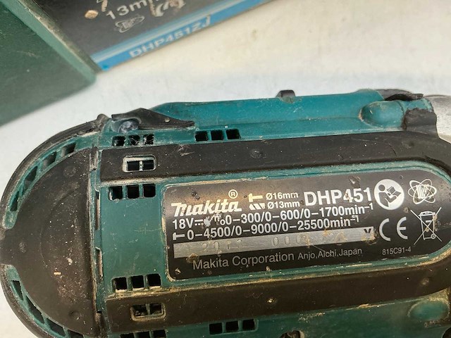 Makita accu-schroefboormachine (3x) - afbeelding 5 van  9