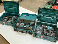 Makita accu-schroefboormachine (3x) - afbeelding 1 van  8