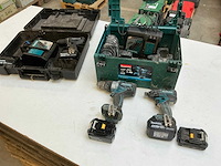 Makita accu-schroefboormachine (3x) - afbeelding 1 van  9