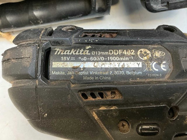 Makita accu-schroefboormachine (3x) - afbeelding 3 van  9