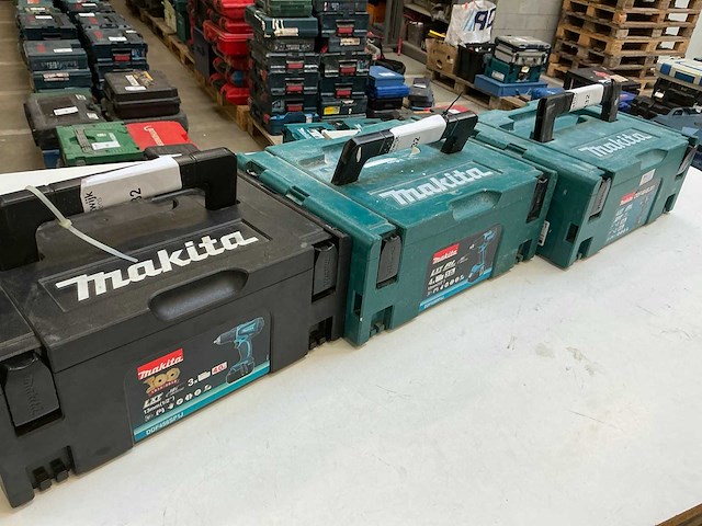 Makita accu-schroefboormachine (3x) - afbeelding 8 van  8