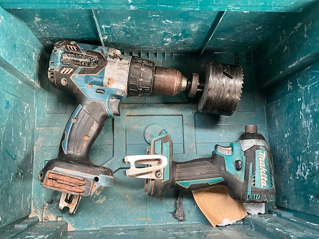 Makita accu-schroefmachines (2x) - afbeelding 1 van  7