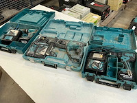 Makita accugereedschap (3x) - afbeelding 1 van  8