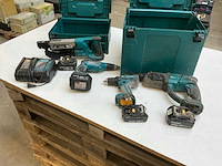 Makita accugereedschap (4x) - afbeelding 1 van  10