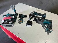 Makita accugereedschap (5x) - afbeelding 1 van  15
