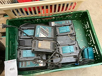 Makita acculader (3x) - afbeelding 2 van  3