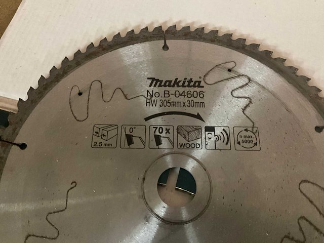 Makita b-04606 zaagbladen (2x) - afbeelding 5 van  5
