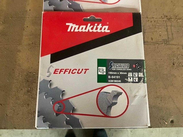 Makita b-64191 efficut zaagbladen (3x) - afbeelding 1 van  6
