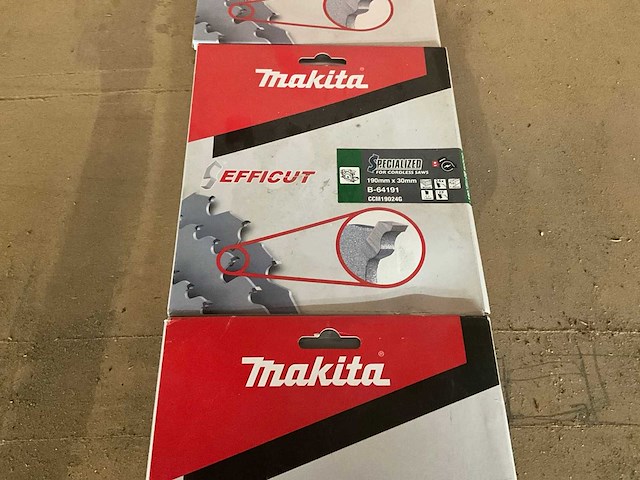 Makita b-64191 efficut zaagbladen (3x) - afbeelding 5 van  6