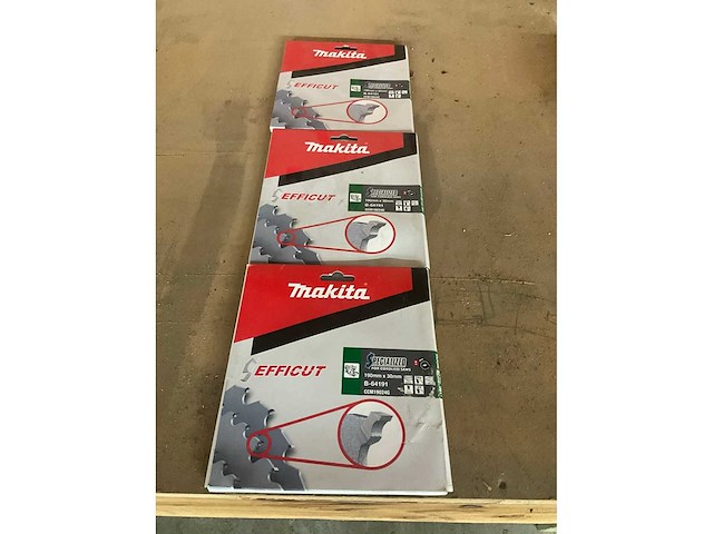 Makita b-64191 efficut zaagbladen (3x) - afbeelding 6 van  6
