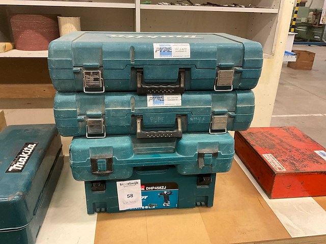 Makita bandschroefmachine (4x) - afbeelding 1 van  5