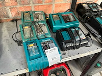 Makita batterijlader (5x) - afbeelding 1 van  6