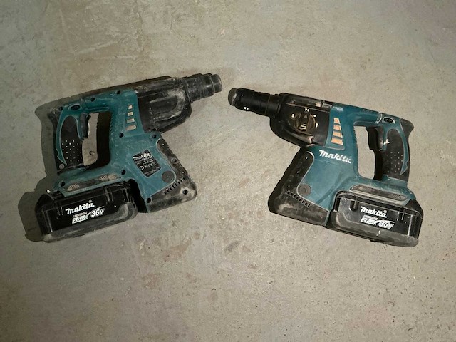 Makita bhr262 boormachine (2x) - afbeelding 1 van  9