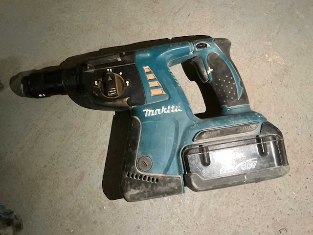 Makita bhr262 boormachine (2x) - afbeelding 2 van  9