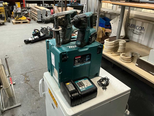 Makita bhr262t boormachine (2x) - afbeelding 1 van  11