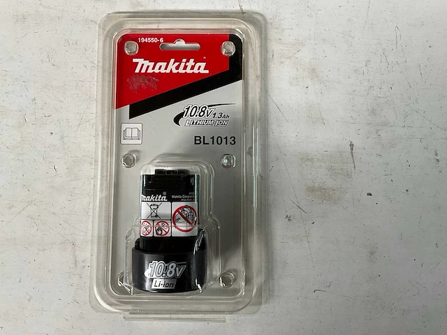 Makita bl1013 10.8v lithium ion 1.3 ah accu - afbeelding 2 van  3