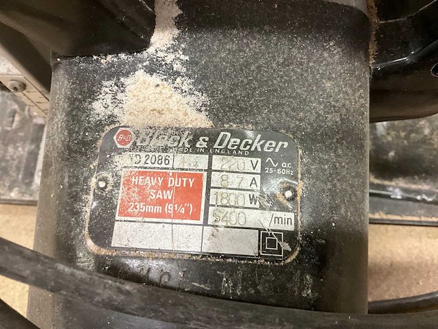 Makita-black&decker afkortcirkelzaagmachine (2x) - afbeelding 5 van  5