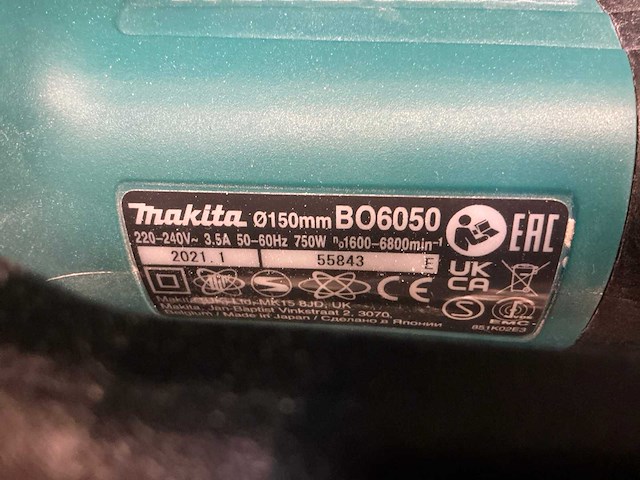 Makita bo6050 schuurmachine - afbeelding 4 van  4