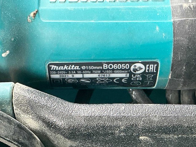 Makita bo6050 schuurmachine - afbeelding 3 van  3