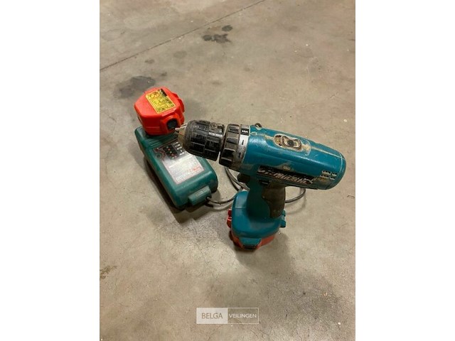 Makita boormachine + 2 bat. + lader - afbeelding 2 van  2