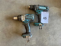 Makita boor/schroefmachine (2x) - afbeelding 1 van  7