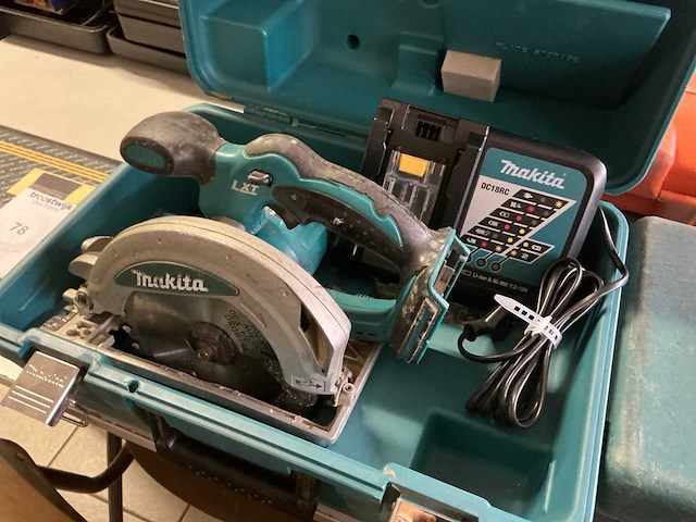 Makita bss610 accu-cirkelzaagmachine - afbeelding 1 van  4