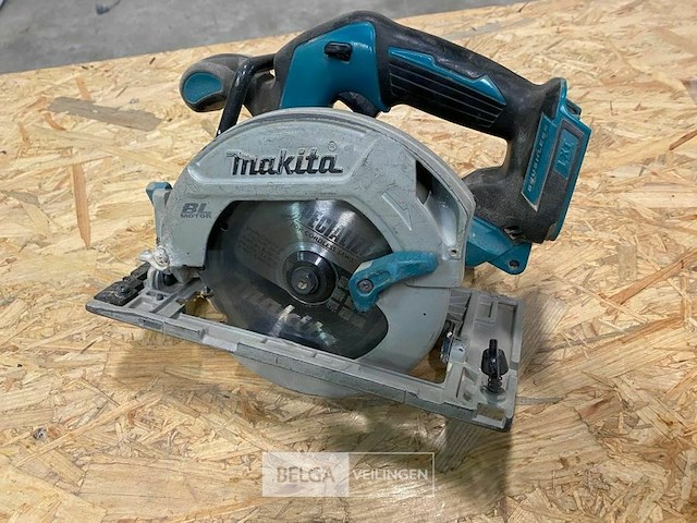 Makita cirkelzaag dhs680 (opmerking veer van veiligheidskap is stuk) - afbeelding 1 van  3