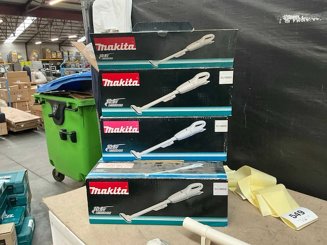 Makita cl100dz handstofzuiger (4x) - afbeelding 6 van  7