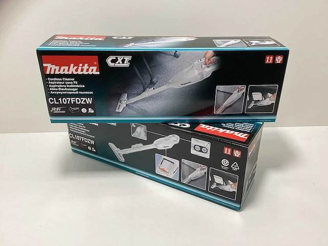 Makita cl107fdzw accu stofzuiger (2x) - afbeelding 3 van  15