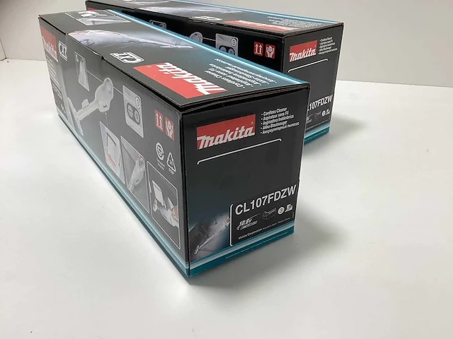 Makita cl107fdzw accu stofzuiger (2x) - afbeelding 4 van  15