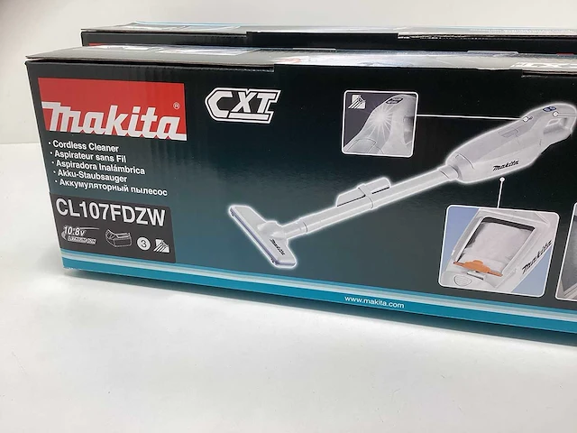 Makita cl107fdzw accu stofzuiger (2x) - afbeelding 6 van  15