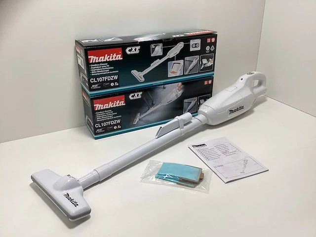 Makita cl107fdzw accu stofzuiger (2x) - afbeelding 1 van  15