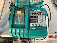 Makita dc18ra batterijlader (3x) - afbeelding 2 van  4