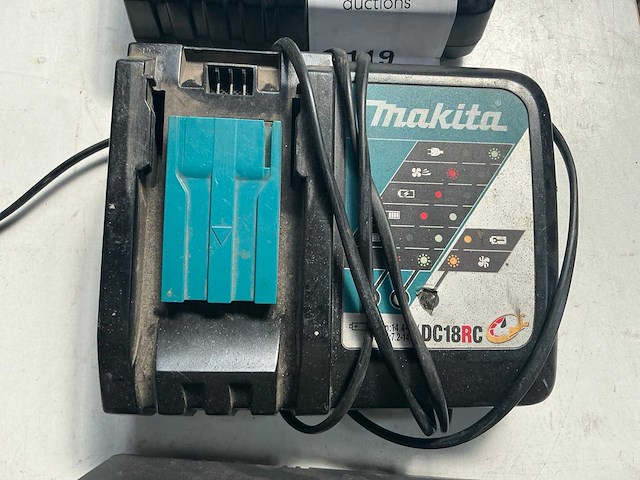 Makita dc18rc accu lader (3x) - afbeelding 3 van  3