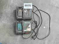 Makita dc18rc acculader (2x)