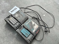Makita dc18rc acculader (2x) - afbeelding 2 van  4