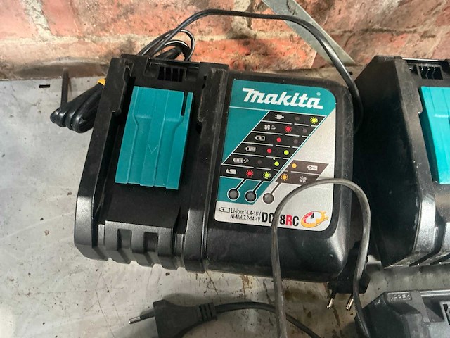 Makita dc18rc / dc36ra diverse accu laders (5x) - afbeelding 1 van  2