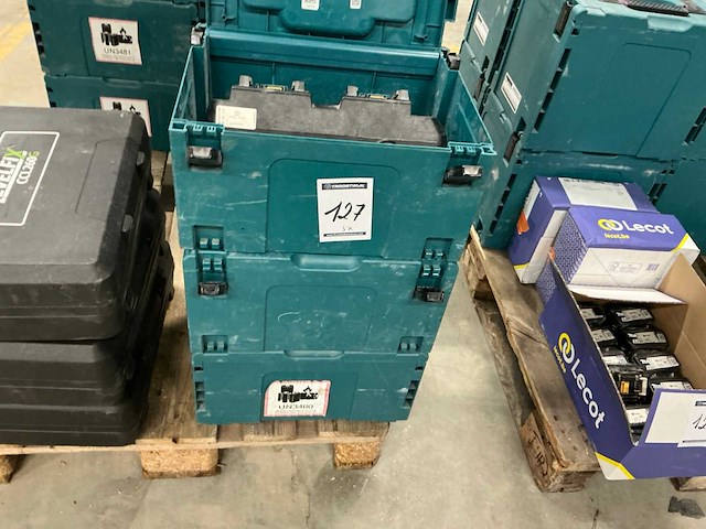 Makita dc18rd acculader (3x) - afbeelding 3 van  3