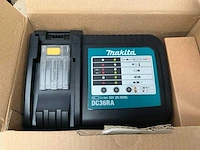 Makita dc36ra batterijlader (2x) - afbeelding 2 van  4