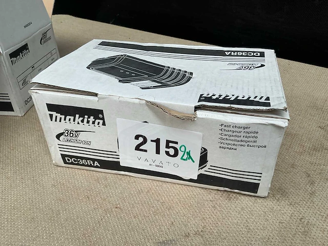 Makita dc36ra batterijlader (2x) - afbeelding 3 van  4