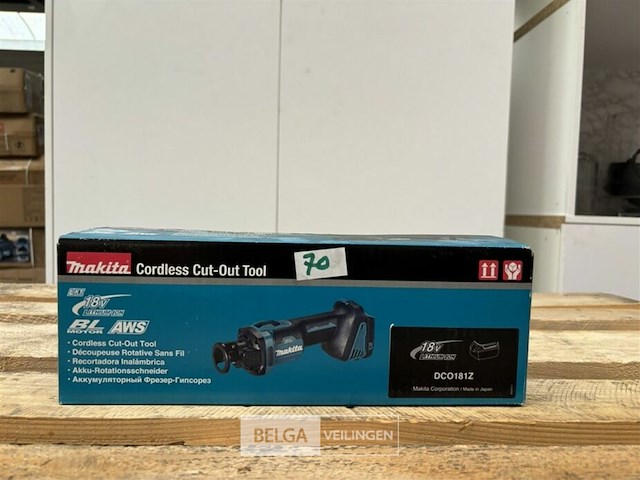 Makita dco181z gipsfrees 18v - afbeelding 1 van  5