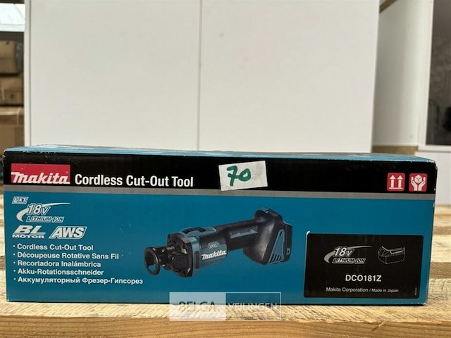 Makita dco181z gipsfrees 18v - afbeelding 2 van  5