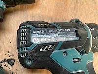 Makita ddf accu boormachine (3x) - afbeelding 3 van  5