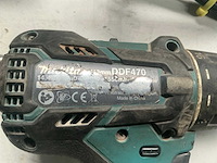 Makita ddf470 schroefboormachine (2x) - afbeelding 6 van  6